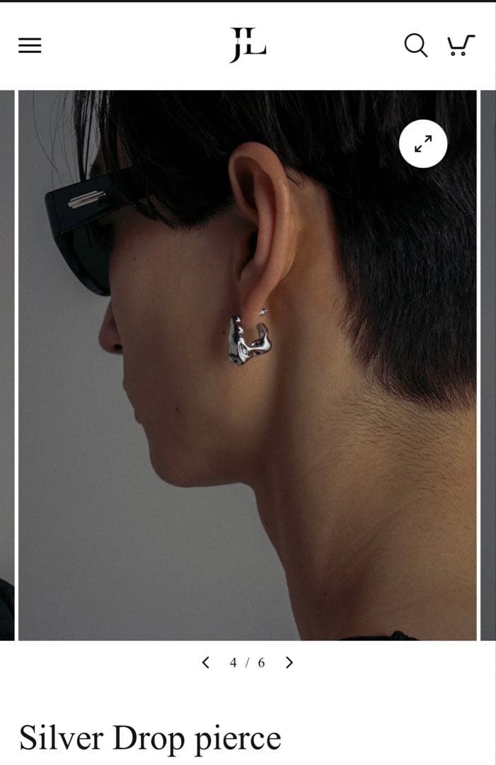 と*う様 【最安値】ジェントルイス　ピアス jent louis　両耳