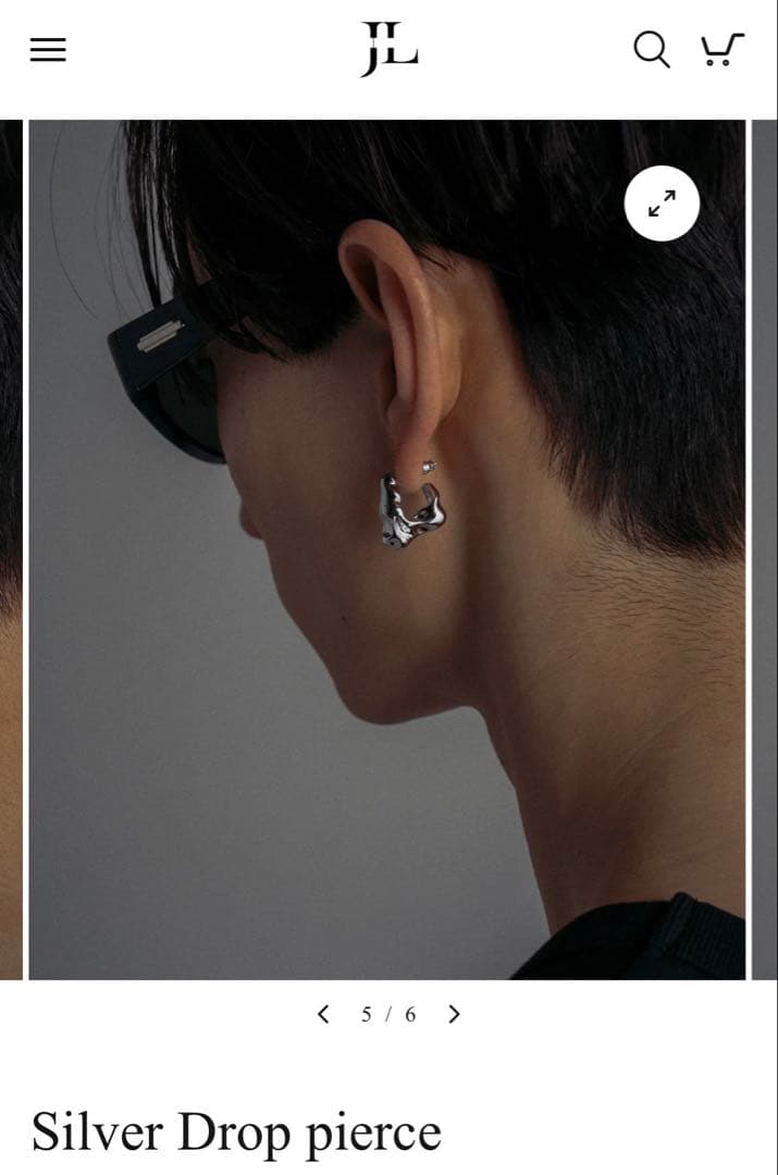 と*う様 【最安値】ジェントルイス　ピアス jent louis　両耳