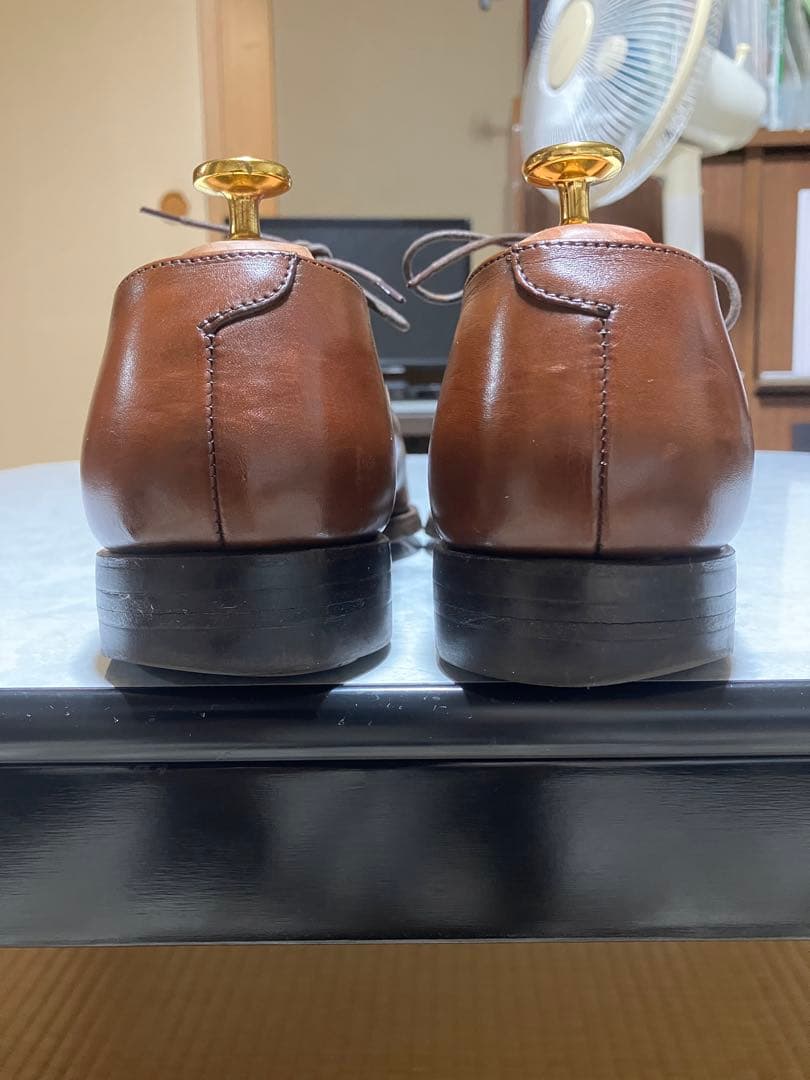 Crockett&Jones MALTON セミブローグ 内羽根 茶 UK6