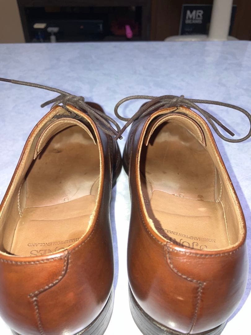 Crockett&Jones MALTON セミブローグ 内羽根 茶 UK6