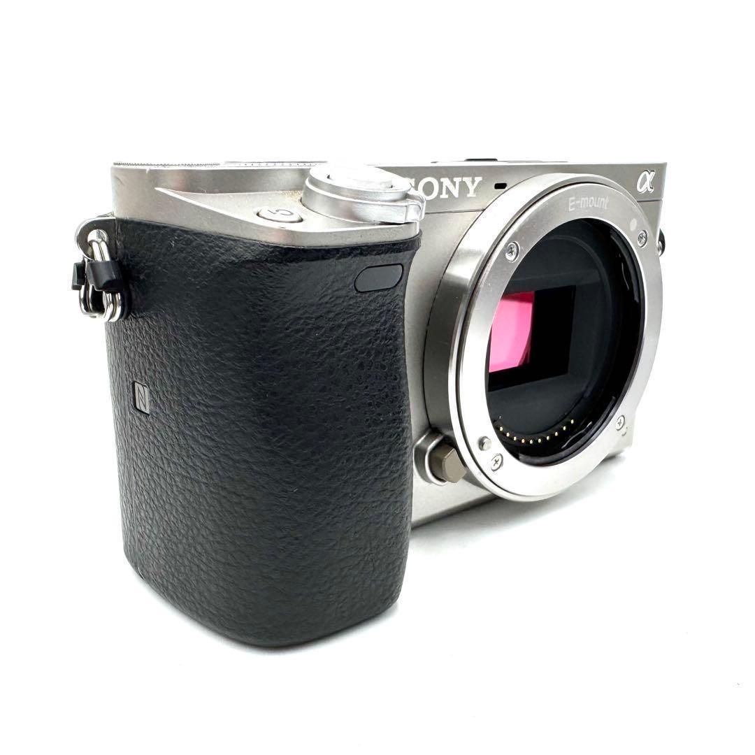 美品 Sony ソニー α6000 ダブルズームキット シルバー