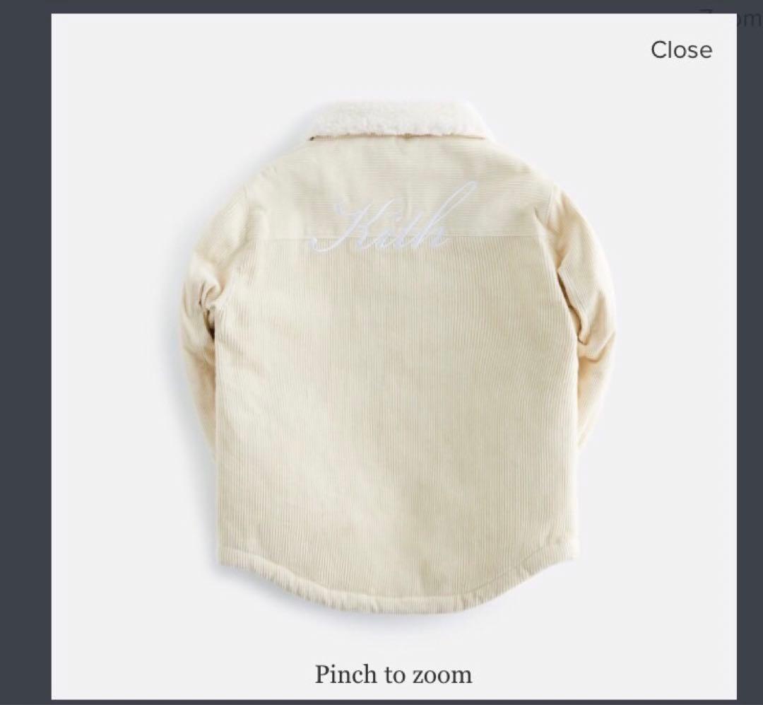 【新品タグ付き】定価30,250円　KITH キス　コーデュロイ ボアブルゾン