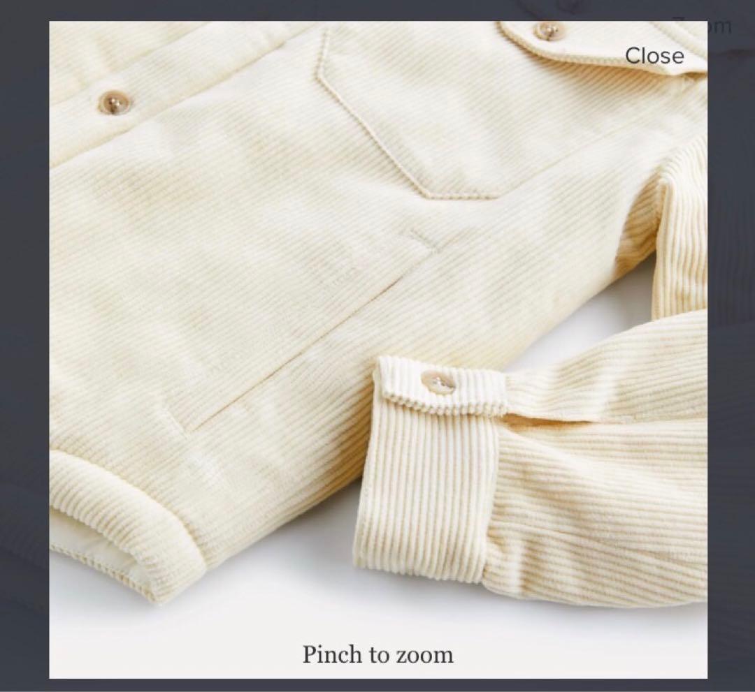 【新品タグ付き】定価30,250円　KITH キス　コーデュロイ ボアブルゾン