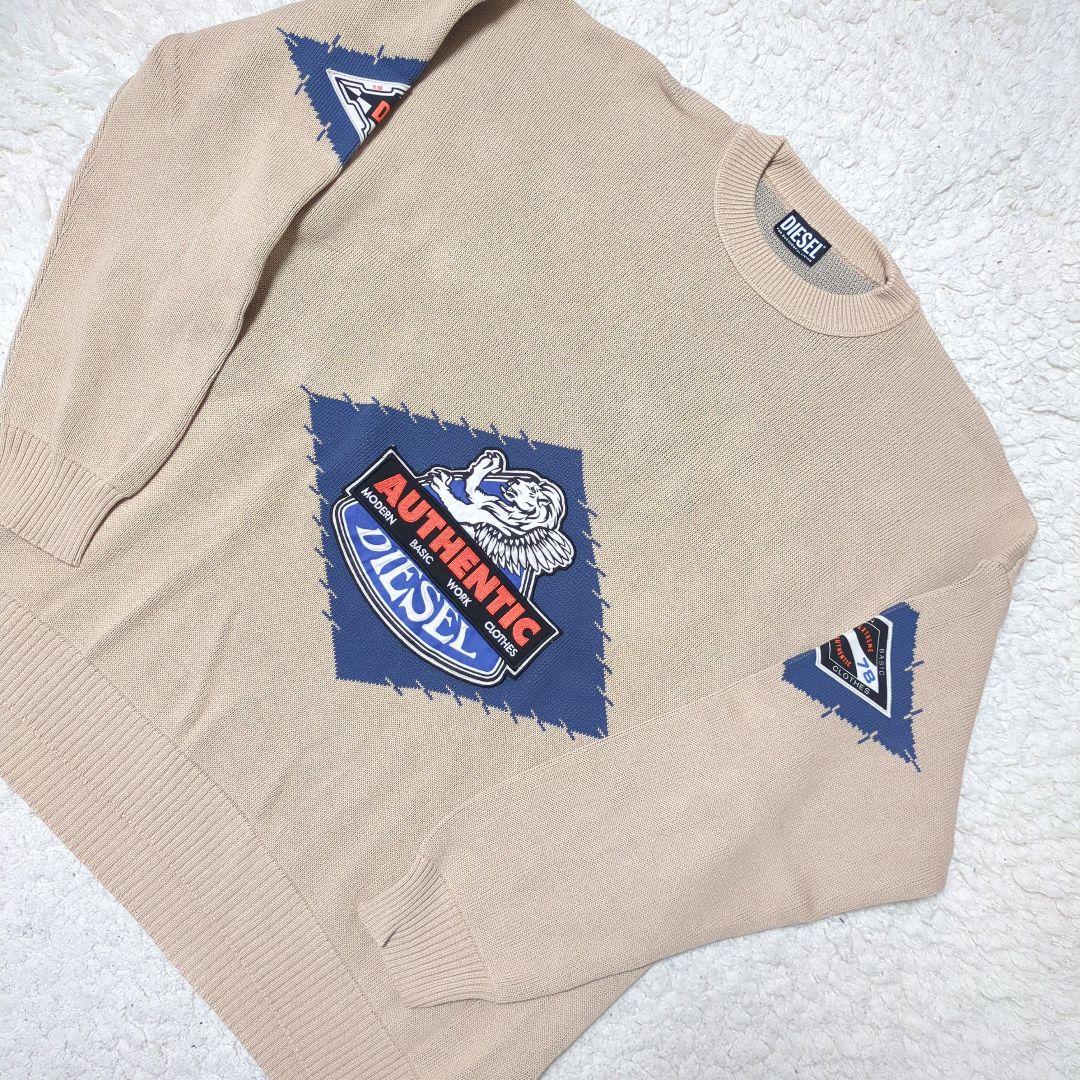 美品 DIESEL オーバーサイズ ジャガードニット K-RANCHO Lサイズ