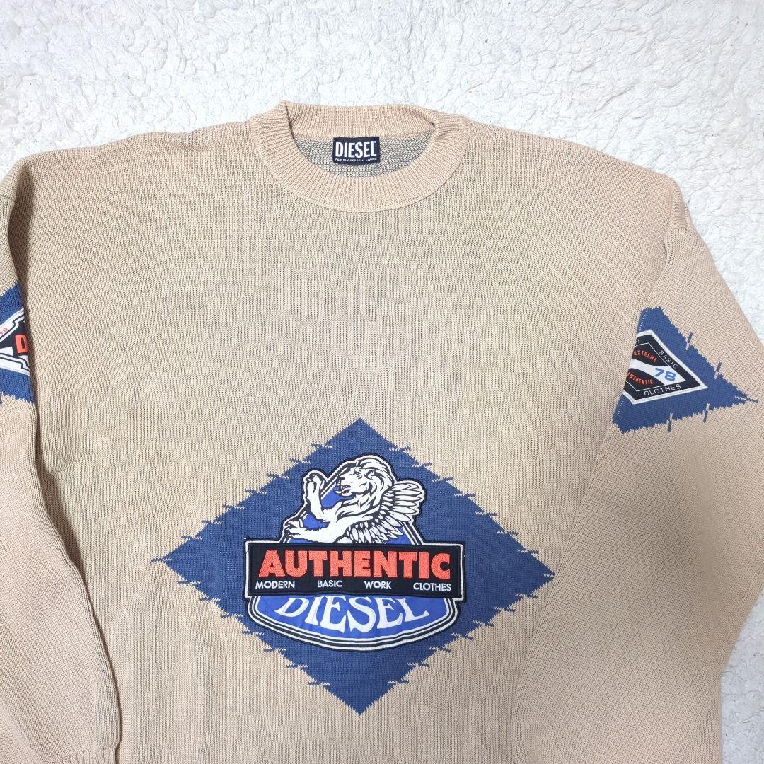 美品 DIESEL オーバーサイズ ジャガードニット K-RANCHO Lサイズ