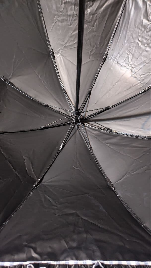 【木ストレート手元】サンバリア100折りたたみ日傘