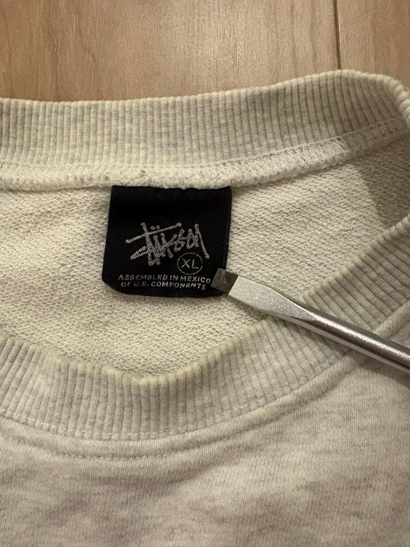 stussy スウェット グレー ロゴ XL