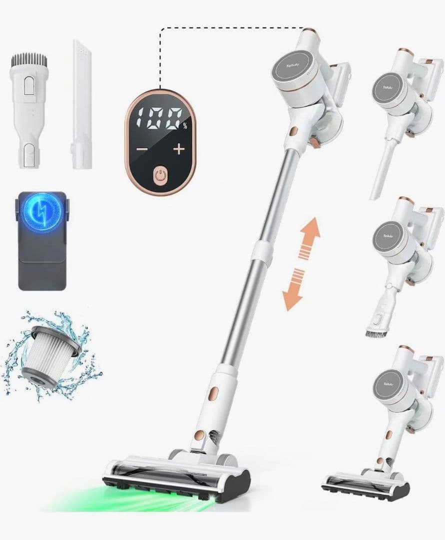 掃除機 コードレス a 【2026革新版登場!驚きの軽さ!業界初のグリーン