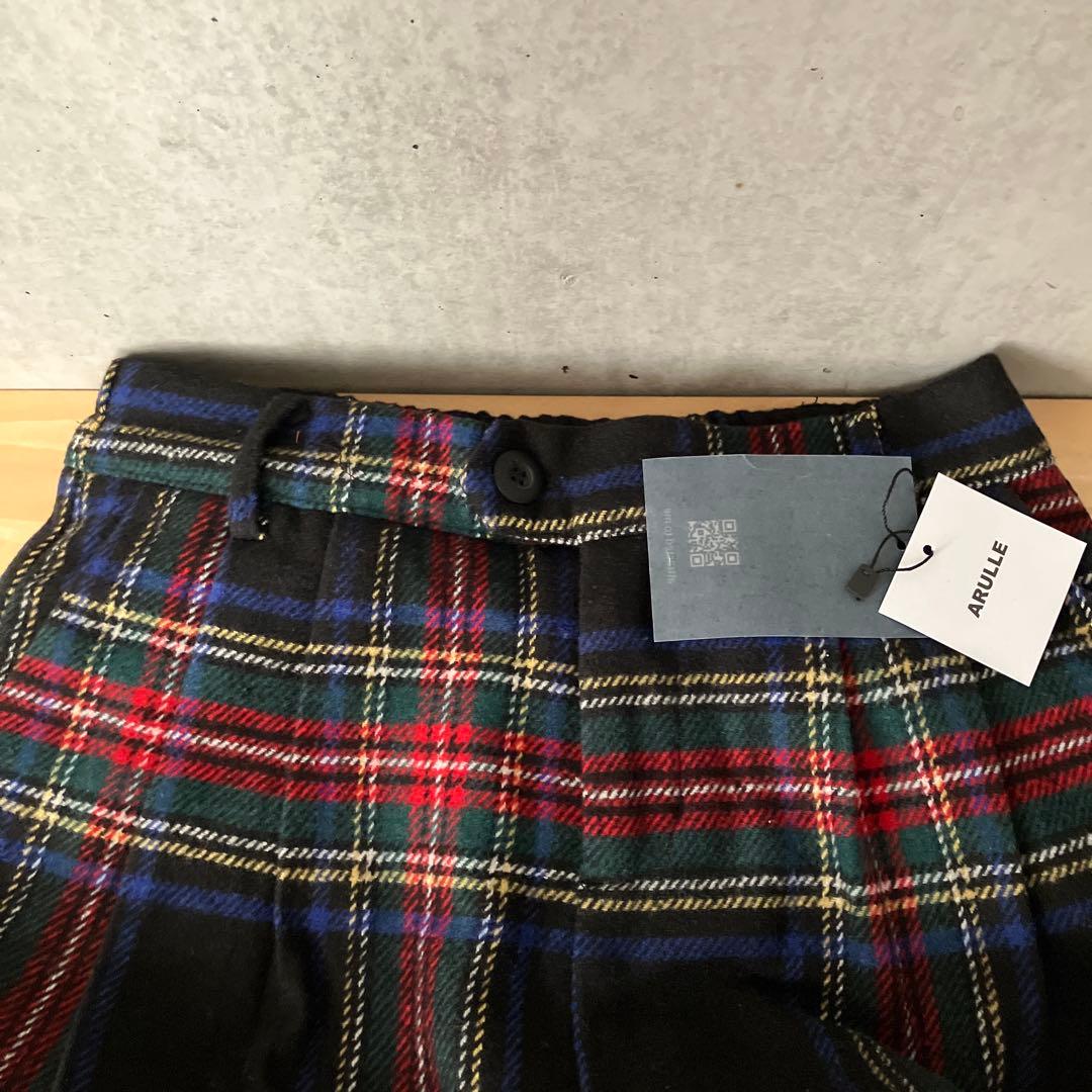 【タグ付き未使用】ARULLE roll up warm slacks