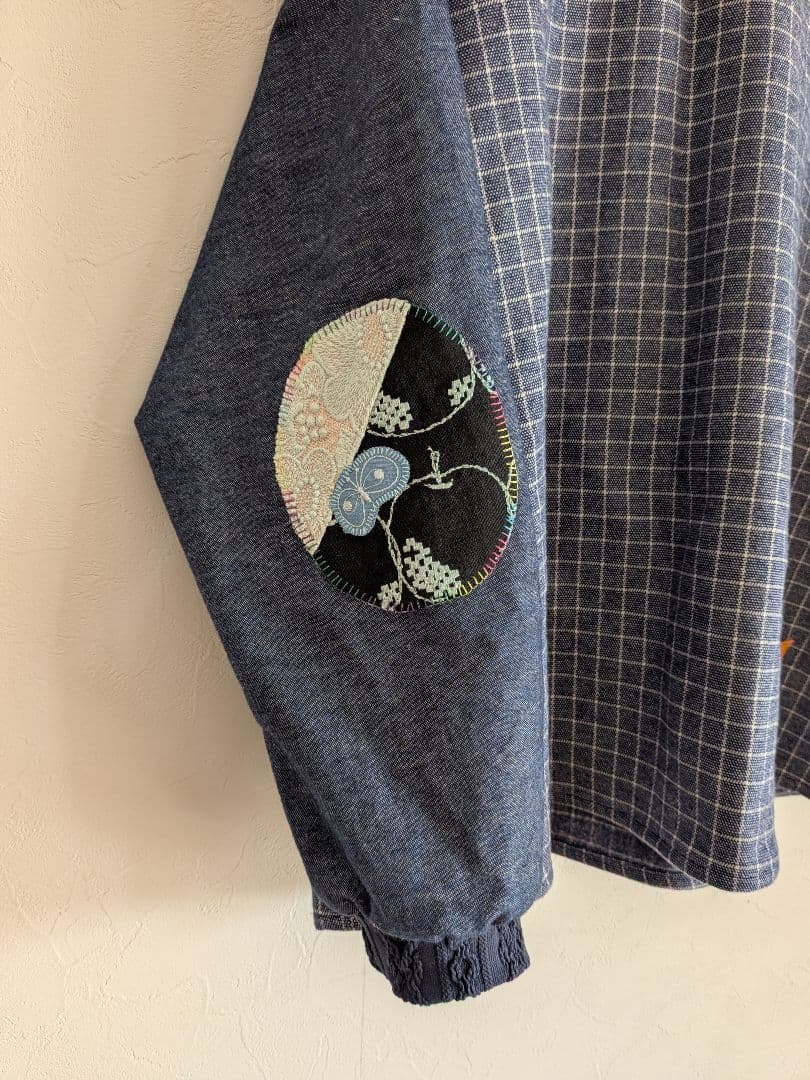 エルボーパッチ　プルオーバー☆ミナペルホネン　ハンドメイド