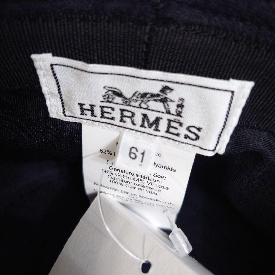 HERMES エルメス　ハット フレッド・Hカット サイズ61