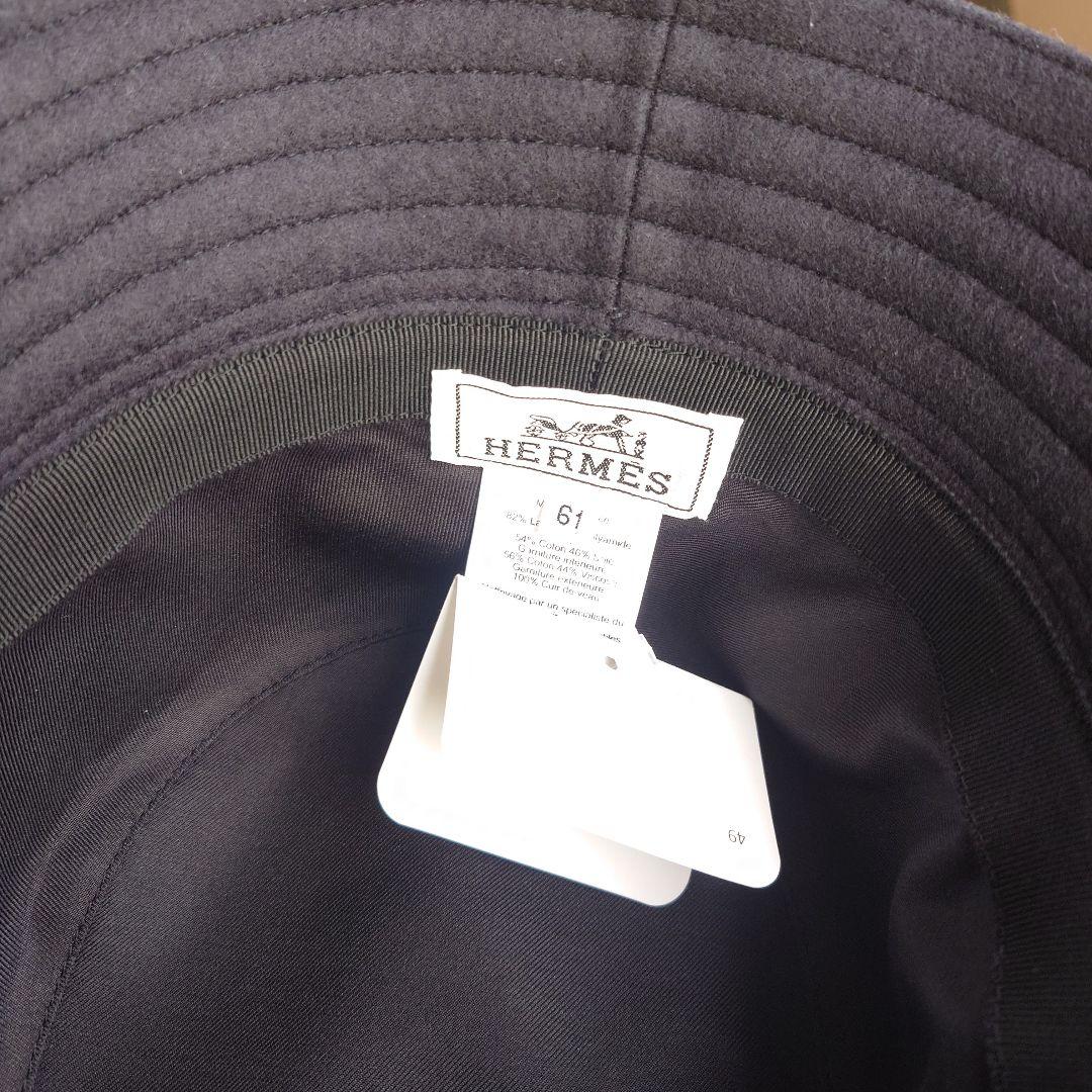 HERMES エルメス　ハット フレッド・Hカット サイズ61