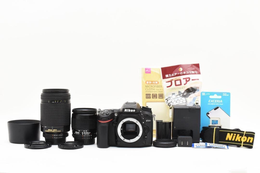 ✨神性能✨高速AF &高速連写✨NIKON D7200 ニコン✨ダブルレンズ