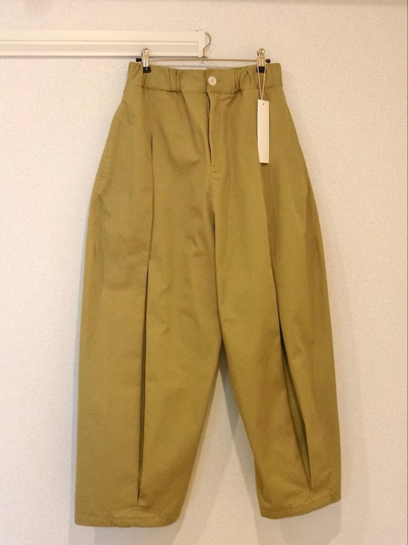 パンツ SAGE NATION BOX PLEAT TROUSER SAND