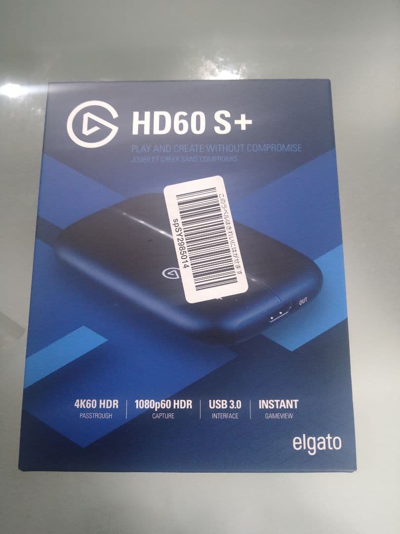 elgato HD60 S+ キャプチャーボード