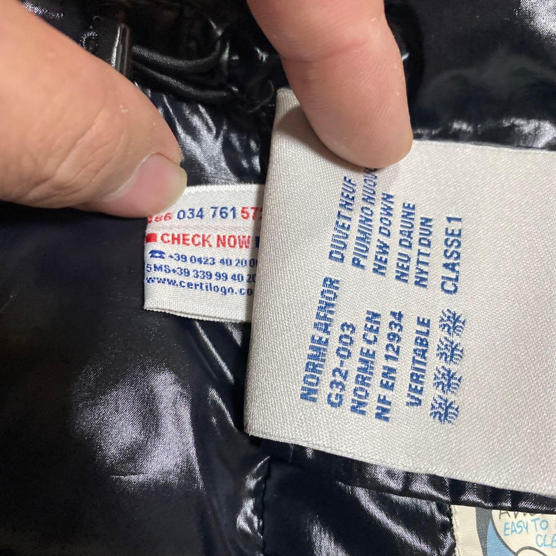 モンクレール　チェックベスト　サイズ１