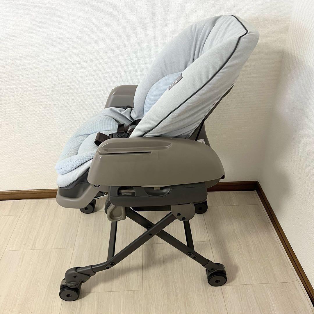 【極美品】コンビ ネムリラ AUTO SWING LM ミントグレー 電動