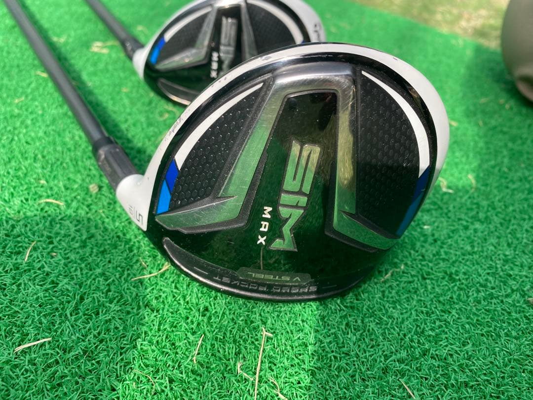 【豪華3本揃い】テーラーメイド SIM MAX ウッドセット（1W/3W/4U）