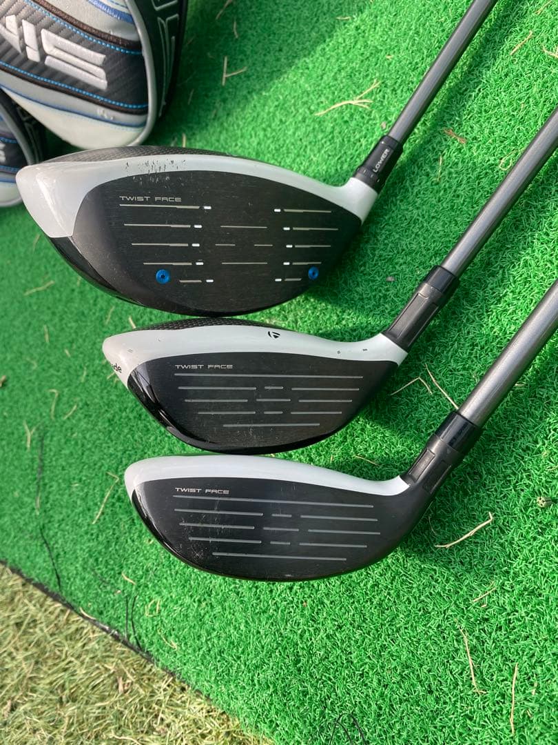 【豪華3本揃い】テーラーメイド SIM MAX ウッドセット（1W/3W/4U）