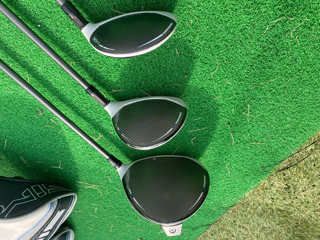 【豪華3本揃い】テーラーメイド SIM MAX ウッドセット（1W/3W/4U）