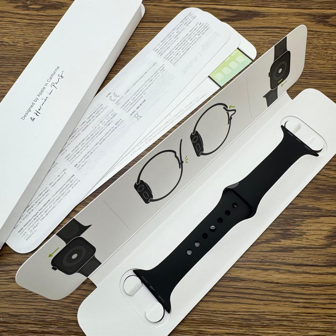 2385 未使用　Apple Watch エルメス　ブラック　スポーツバンド