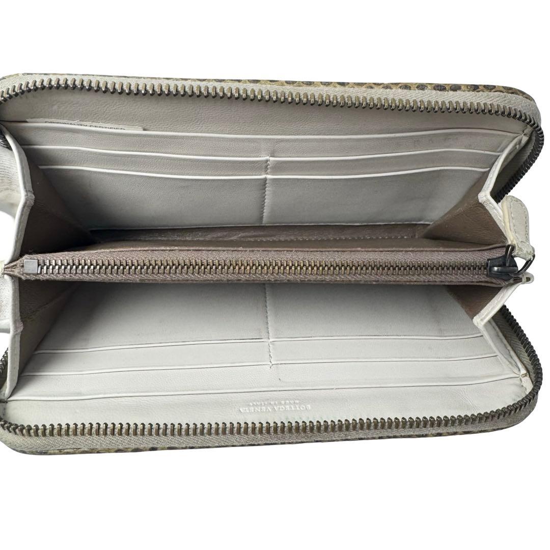 BOTTEGA VENETA ボッテガ パイソン ラウンドファスナー 長財布