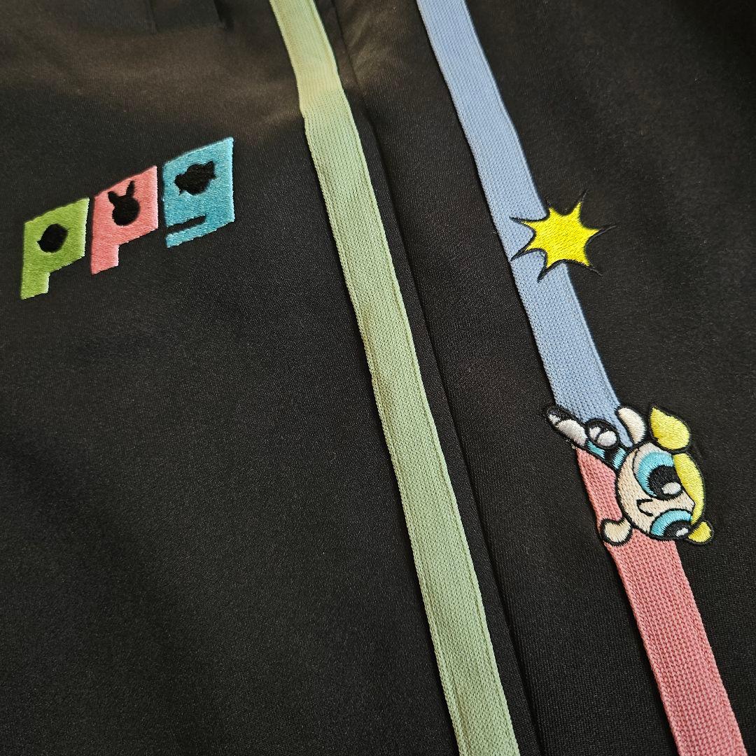 h*2様 グラニフ　男女Ｓ　パワパフ　ガールズライントラックパンツ　パワーパフガ