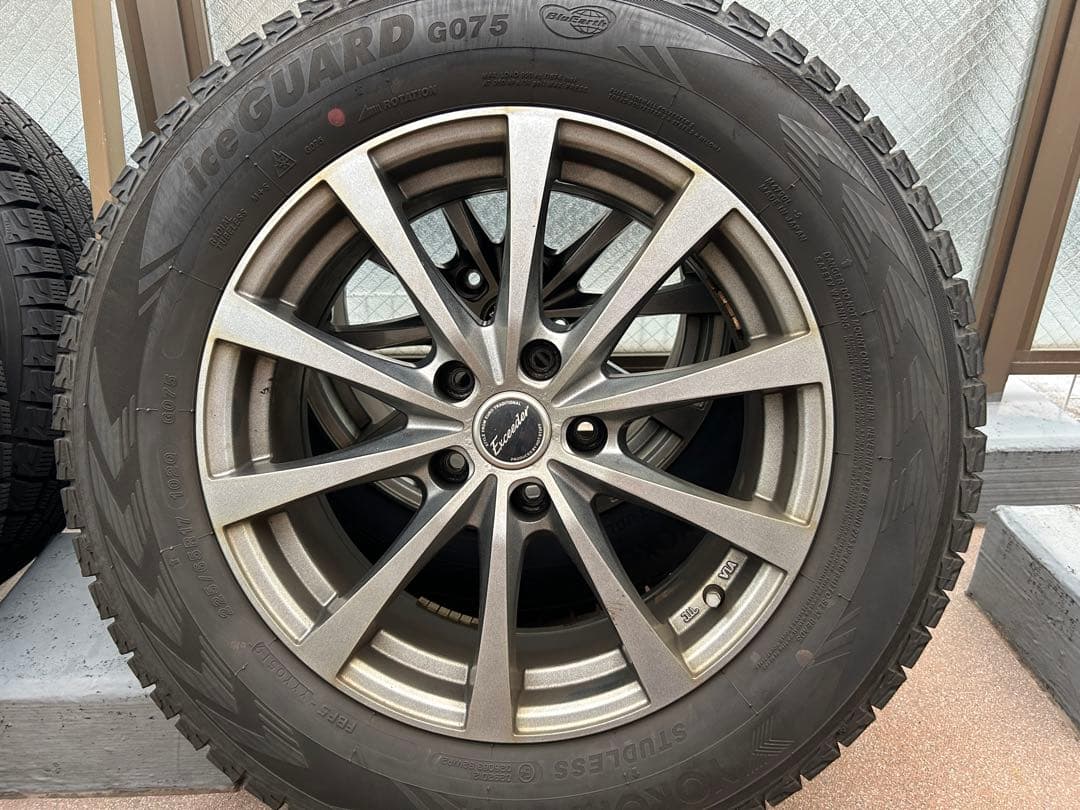 ヨコハマ IceGUARD G075 225/65R17 スタッドレスタイヤ