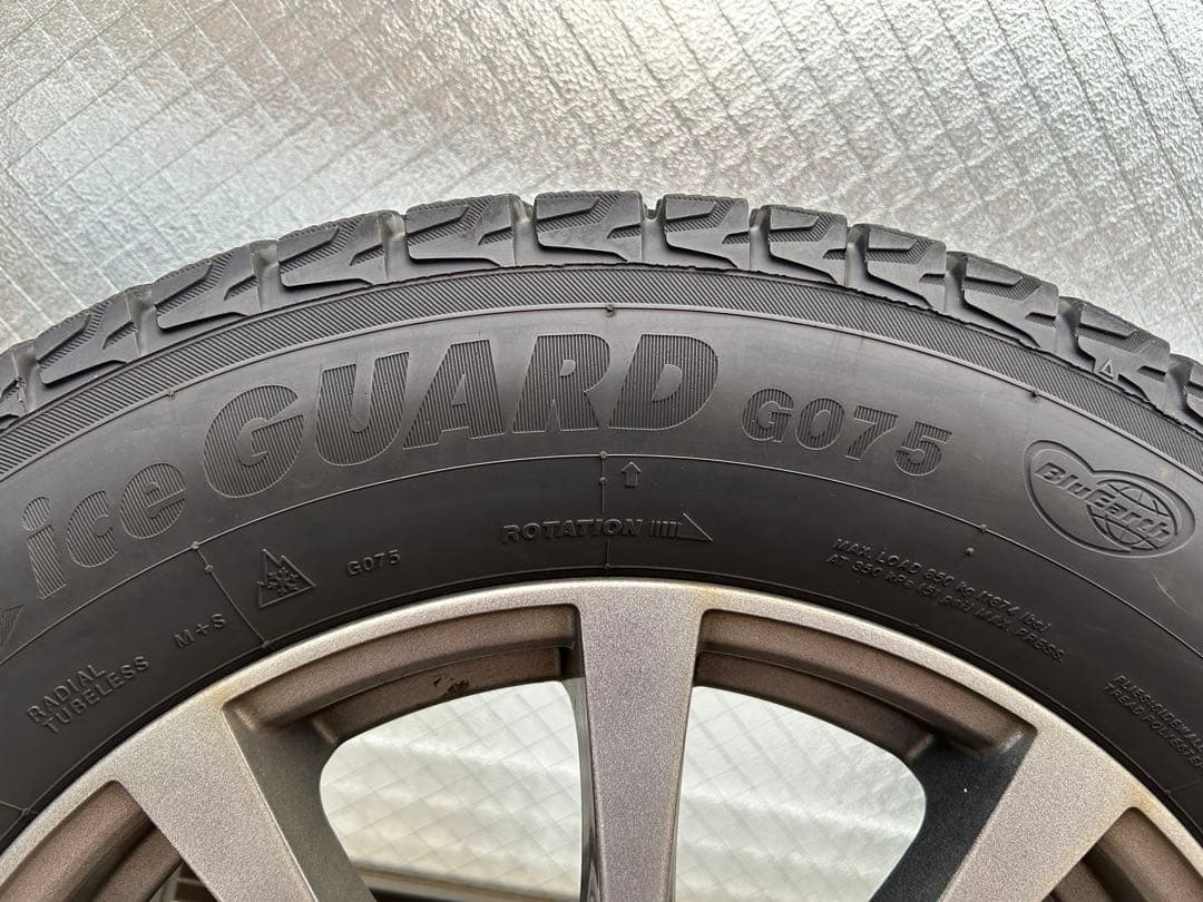 ヨコハマ IceGUARD G075 225/65R17 スタッドレスタイヤ