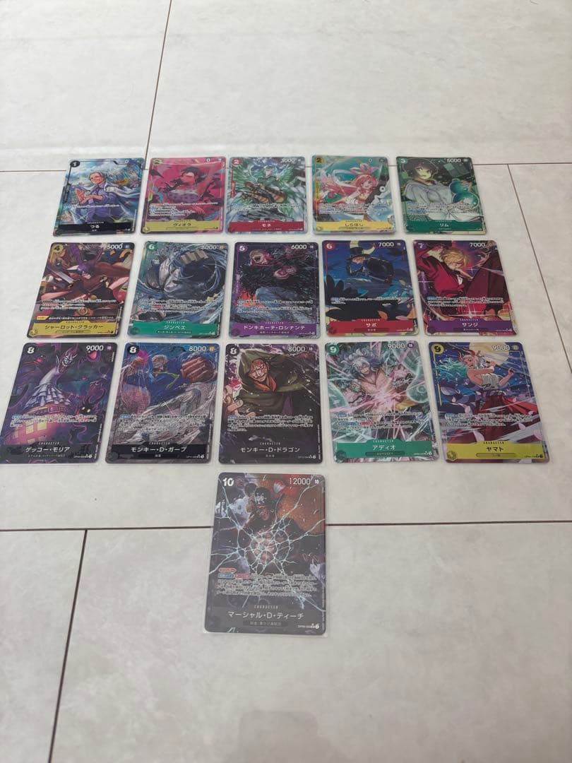 ワンピースカード　SR パラレル　16枚セット