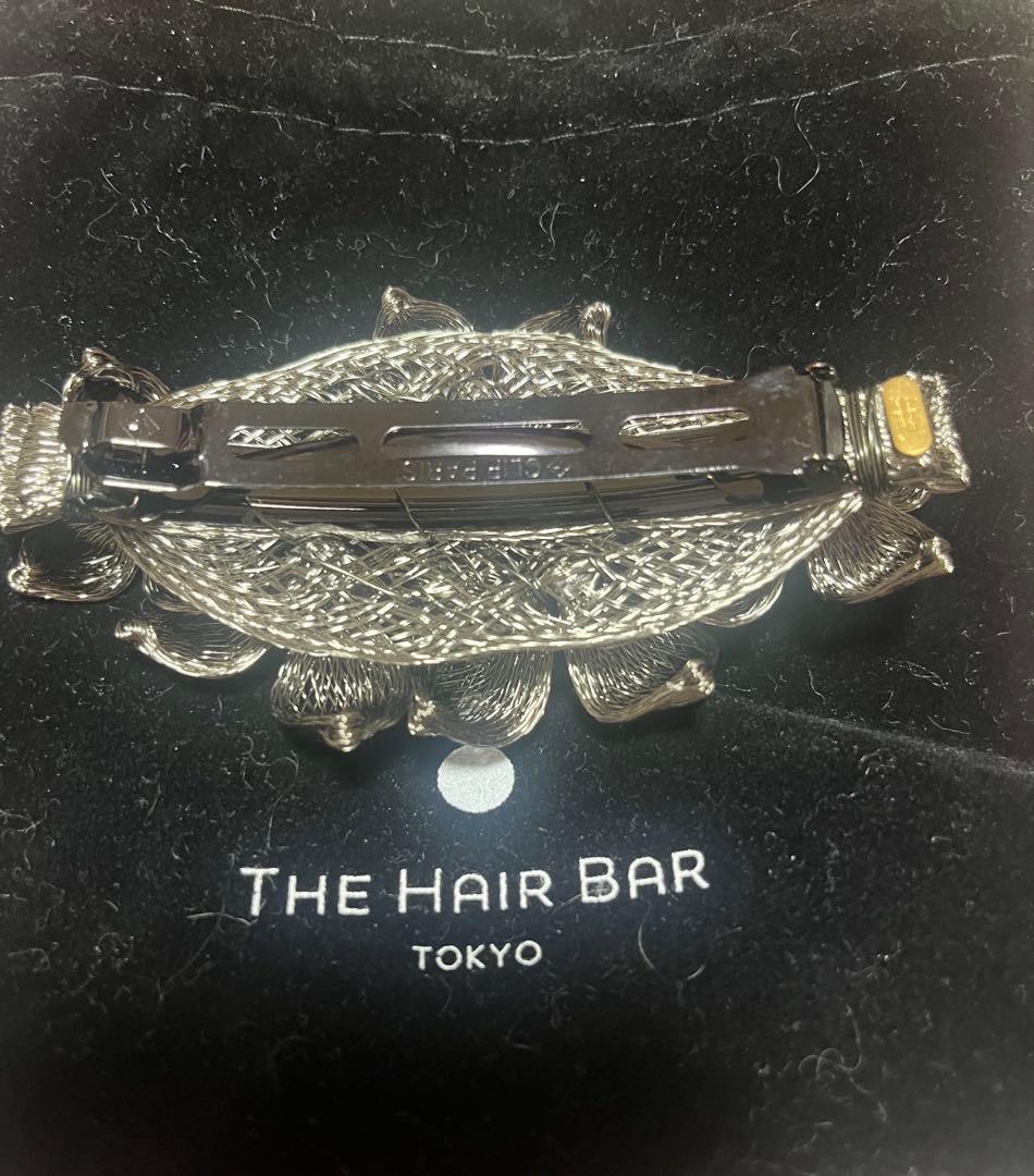 コレットマルーフ　メッシュライラック10㎝バレッタ