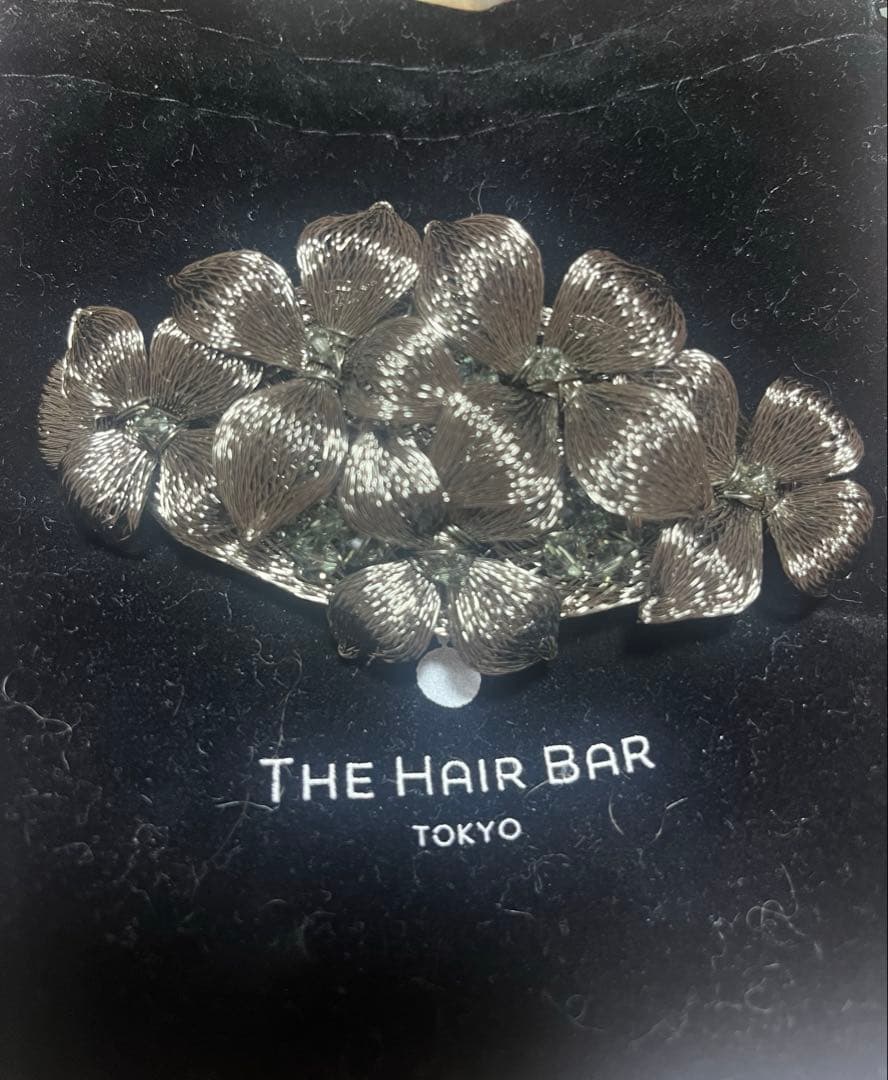 コレットマルーフ　メッシュライラック10㎝バレッタ