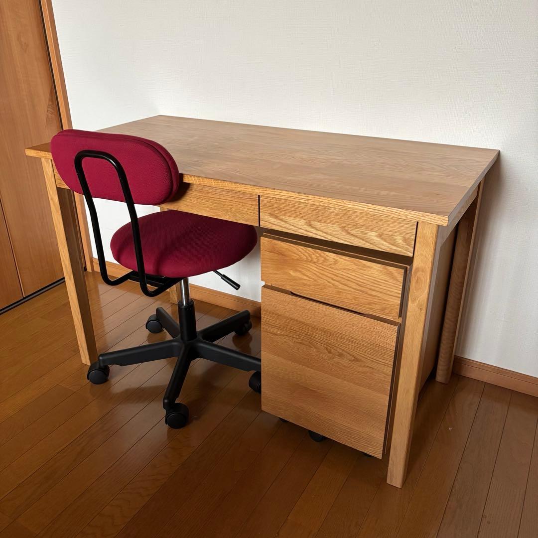無印良品　デスク　オーク材　机のみ