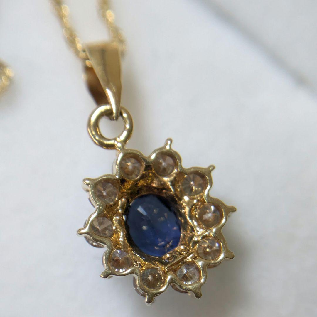 ゴールド フラワー ネックレス　k18