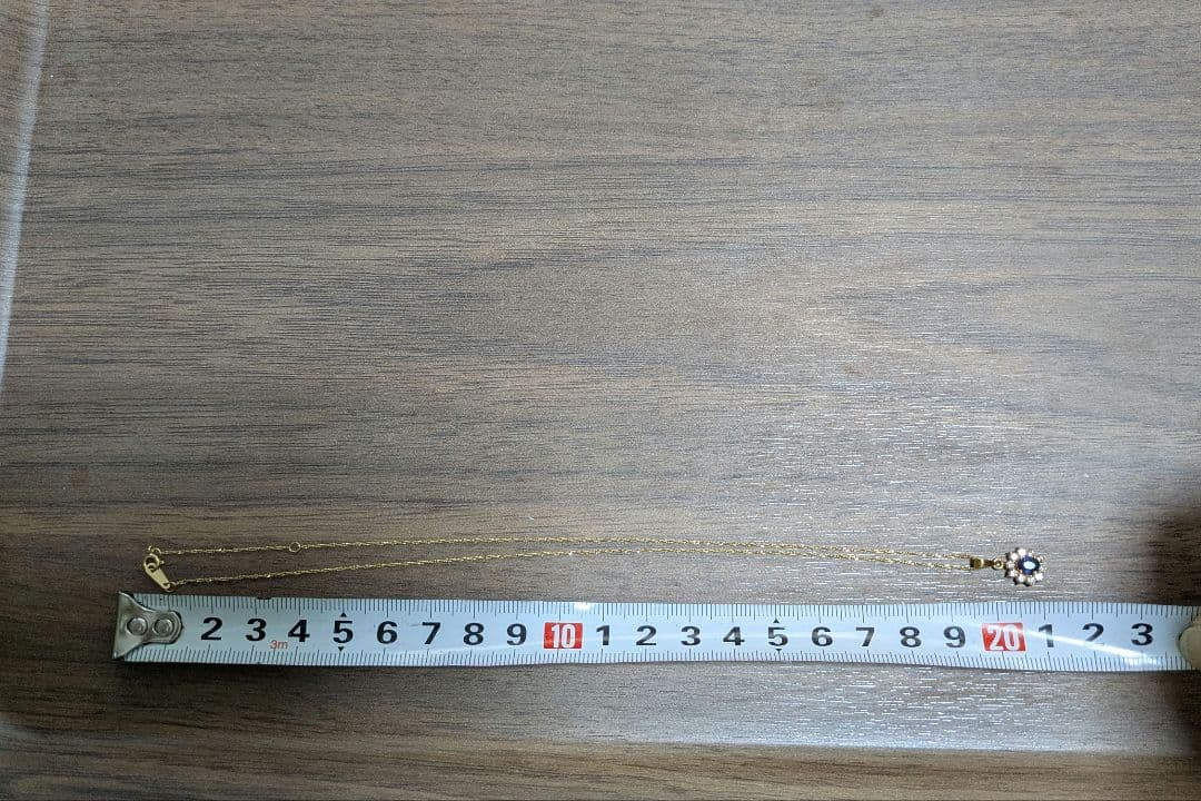 ゴールド フラワー ネックレス　k18