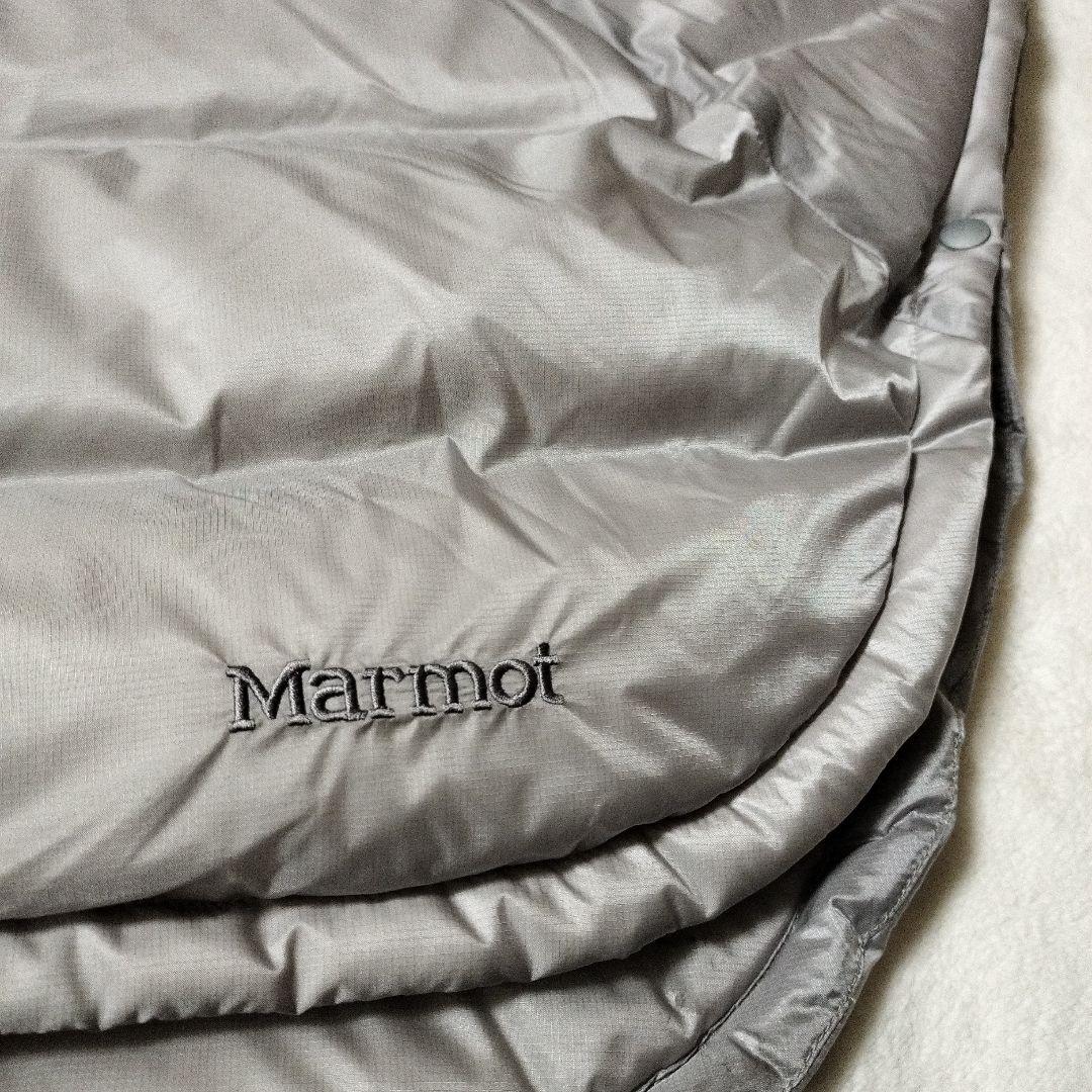 【希少】Marmot×BEAMS　ダウンコート　ポンチョ　男女◯　シルバーグレー