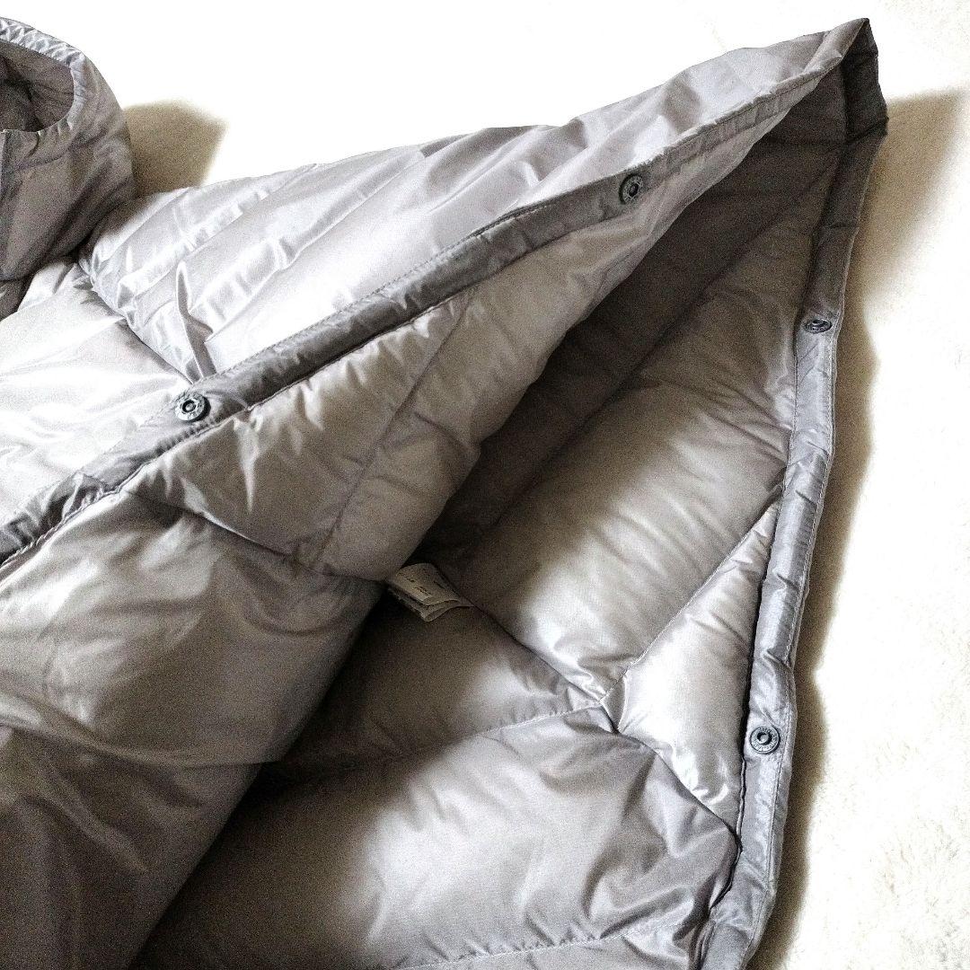 【希少】Marmot×BEAMS　ダウンコート　ポンチョ　男女◯　シルバーグレー