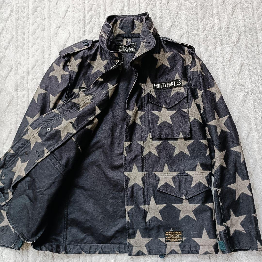 WACKO MARIA ワコマリア M-65 スター柄 ミリタリージャケットL