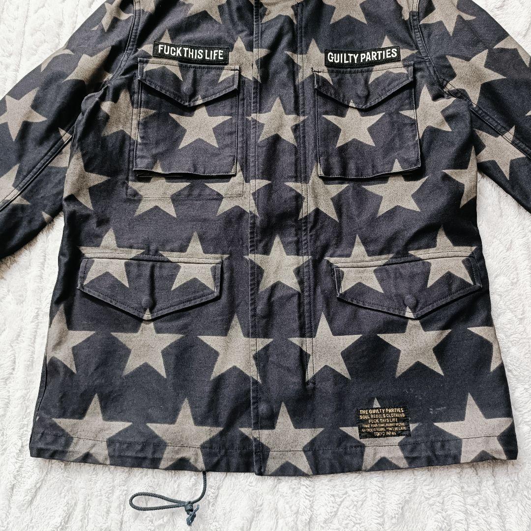 WACKO MARIA ワコマリア M-65 スター柄 ミリタリージャケットL