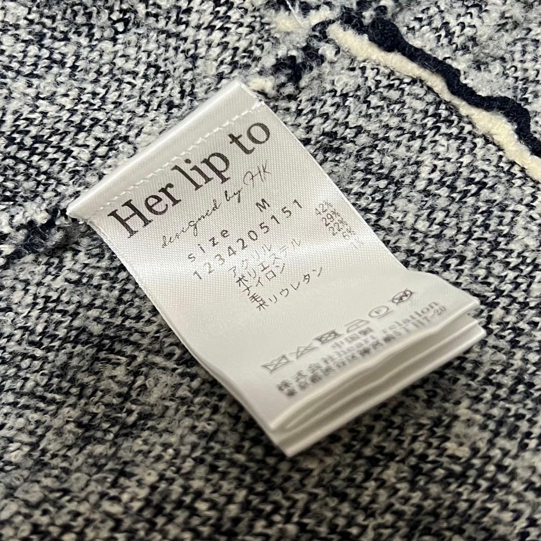 ワンピース herlipto Vosges Jacquard Knit Dress