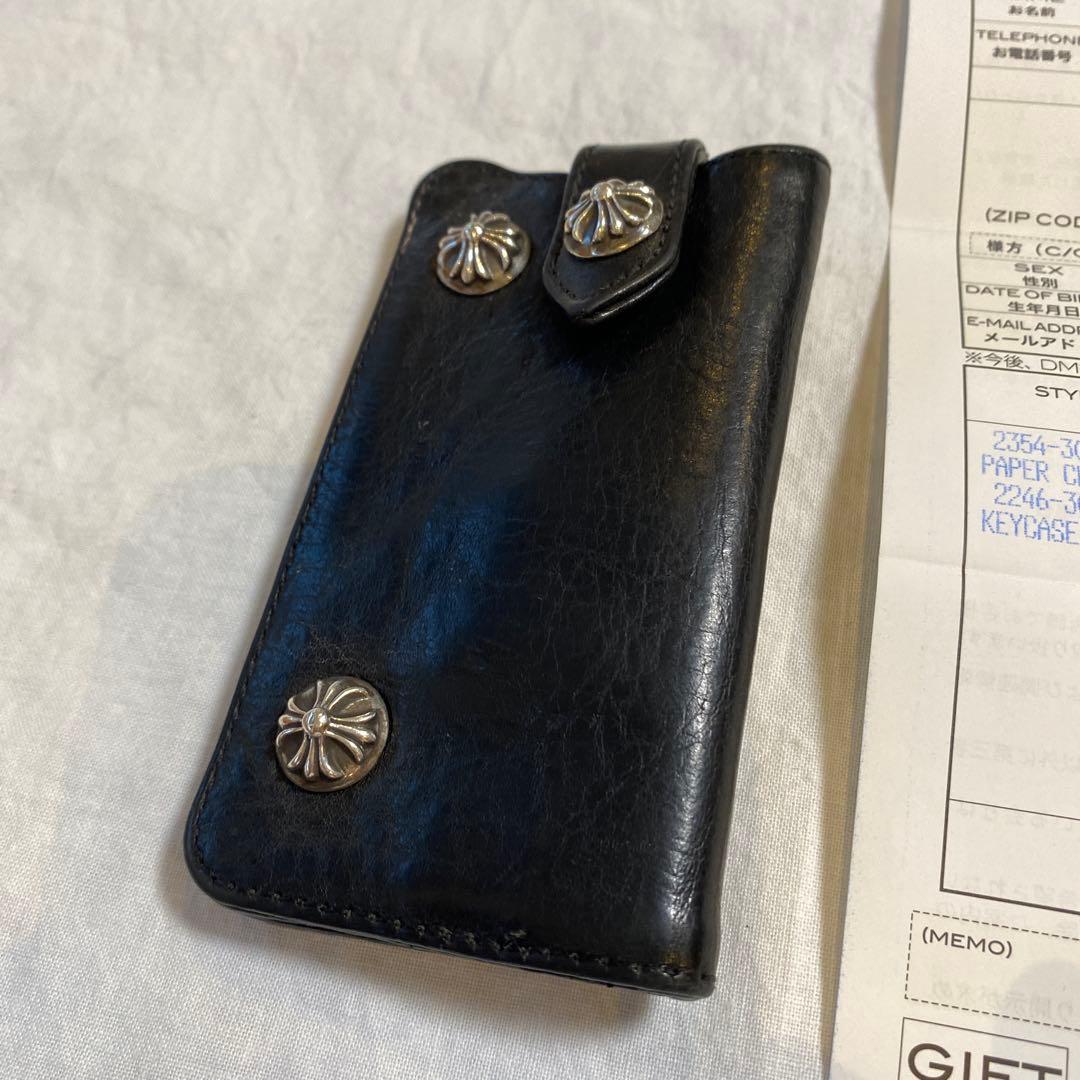 【私自身が銀座で購入♪購入時の原本あり】クロムハーツ　キーケース　クロスボール