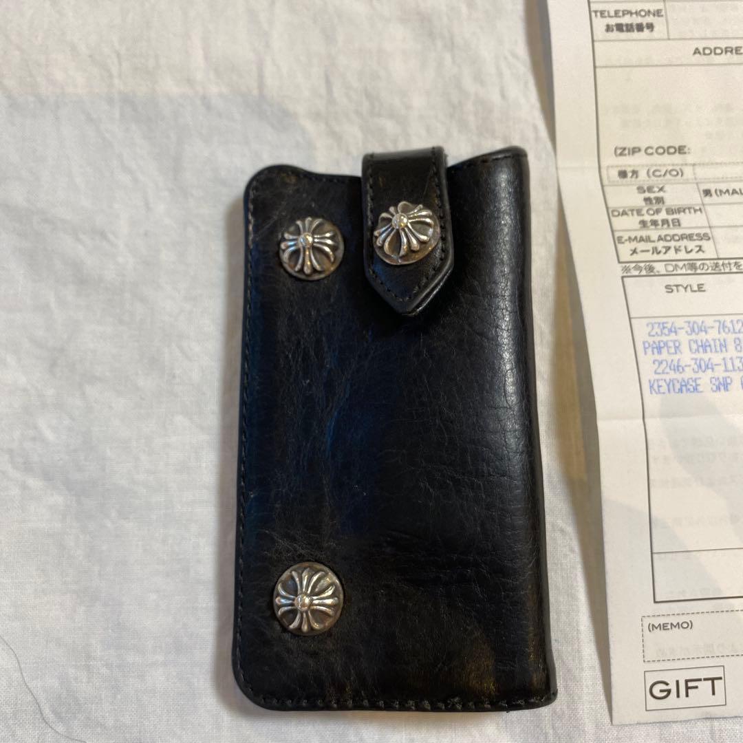 【私自身が銀座で購入♪購入時の原本あり】クロムハーツ　キーケース　クロスボール