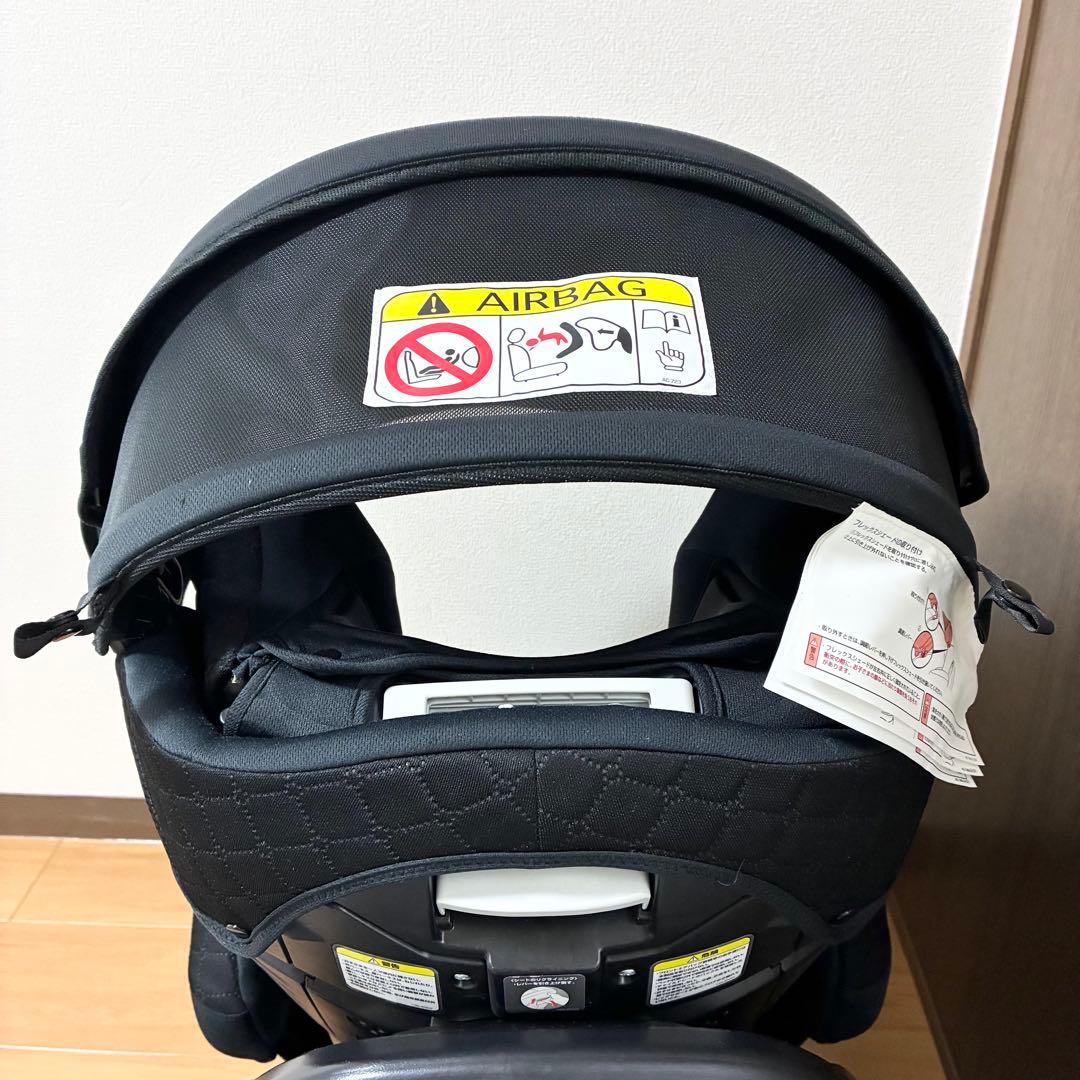【美品】Aprica フラディア グロウ ISOFIX 2022357 黒 ①