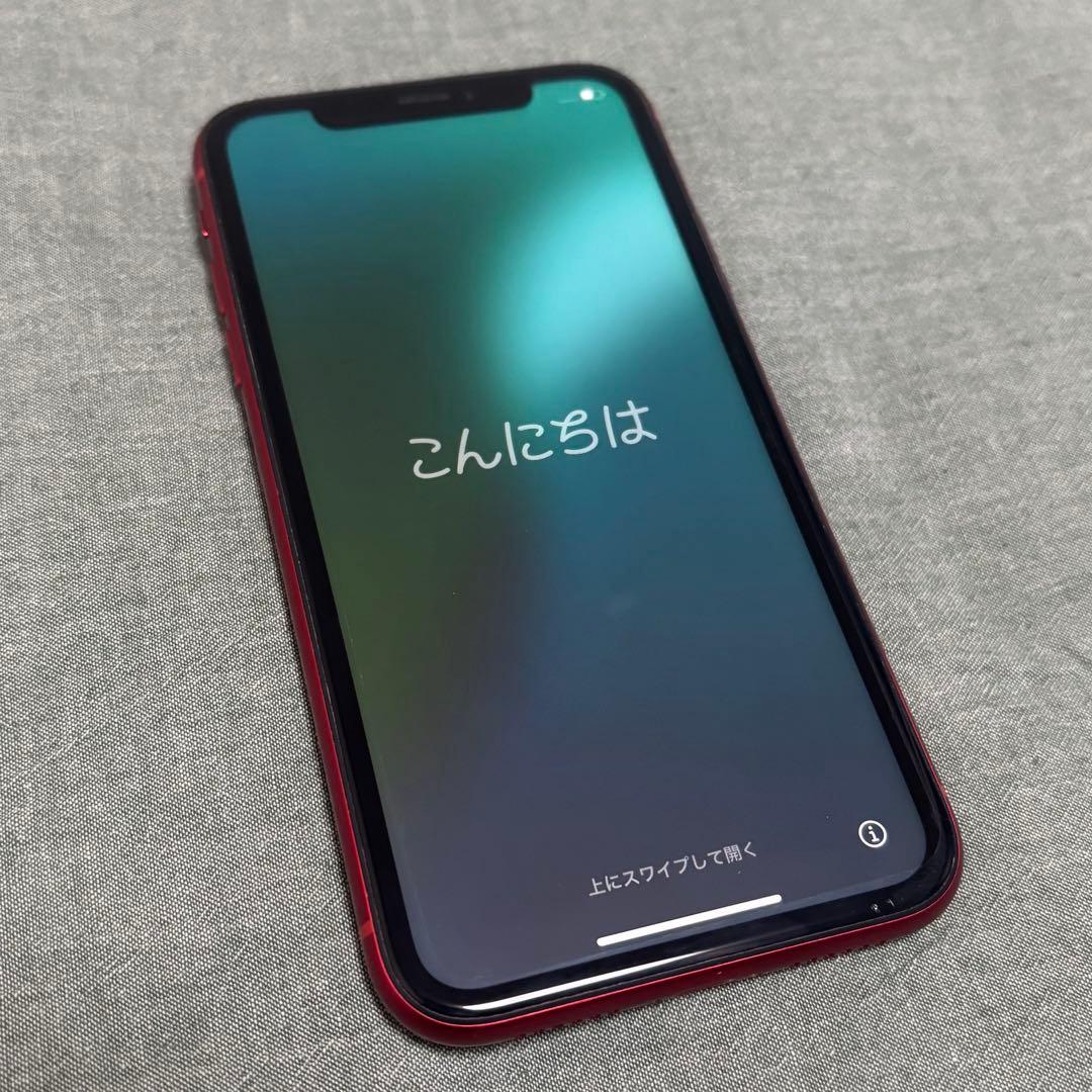 iPhone XR 128GB SIMフリー 現状品 バッテリー77%
