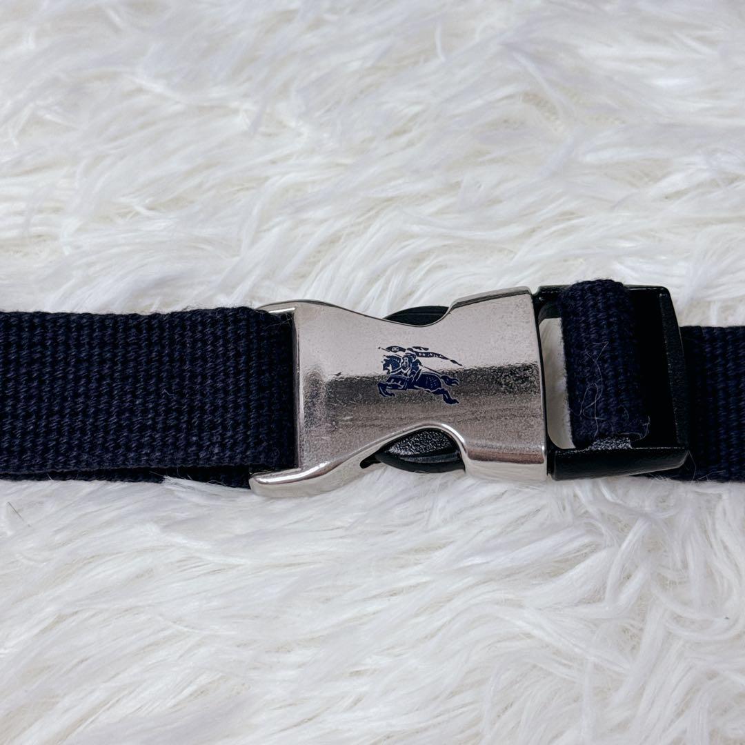 【美品】BURBERRY デニム調 ノバチェック ウエストバッグ ボディ 希少