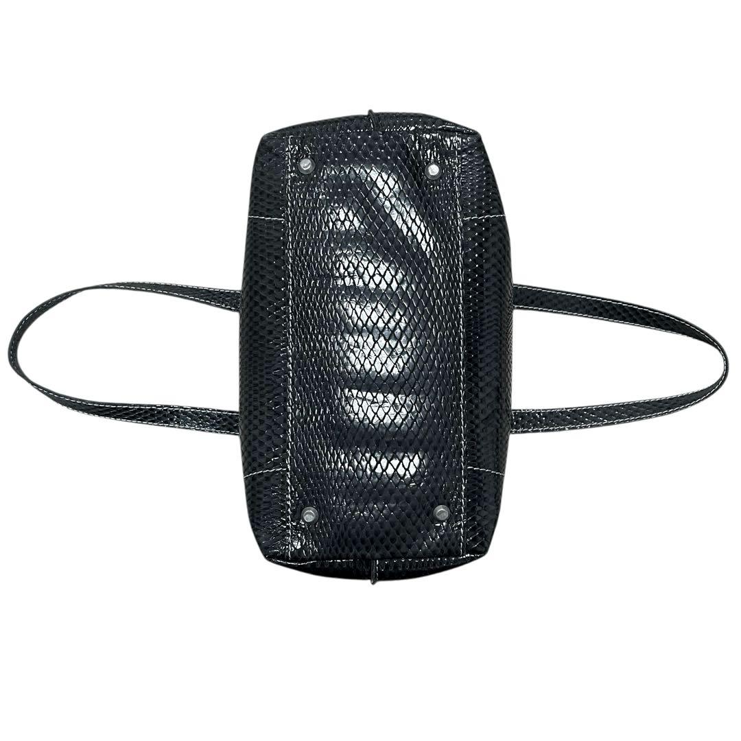 Vivienne Westwood エナメル 型押し　オーブ付き　ハンドバッグ