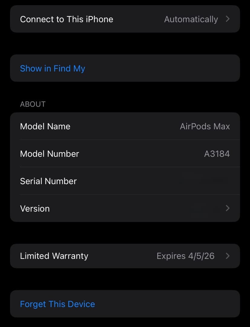 (里） AirPods MAX 第２世代 C-type ミッドナイト