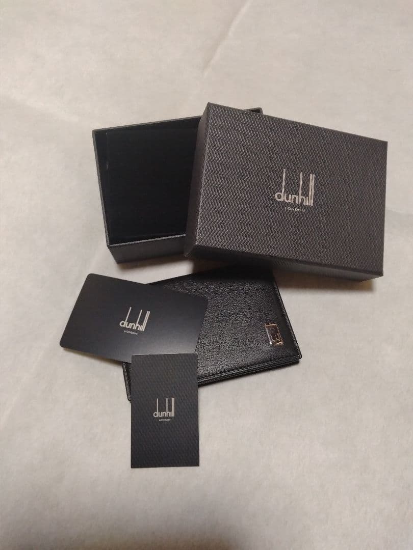 dunhill 名刺入れ ブラック レザー