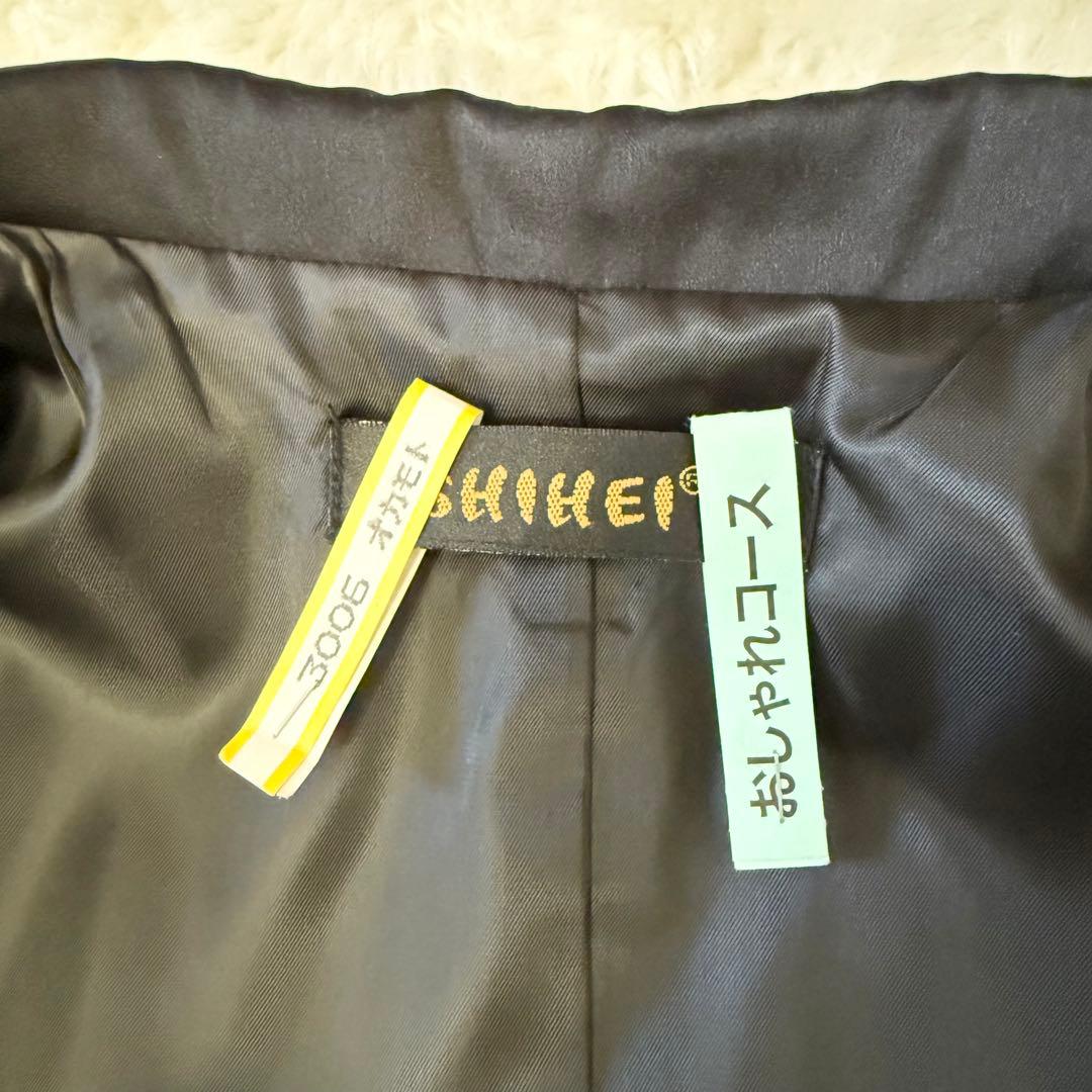 【美品】ブラックスーツ タキシード 発表会フォーマル　卒服 セットアップ 150