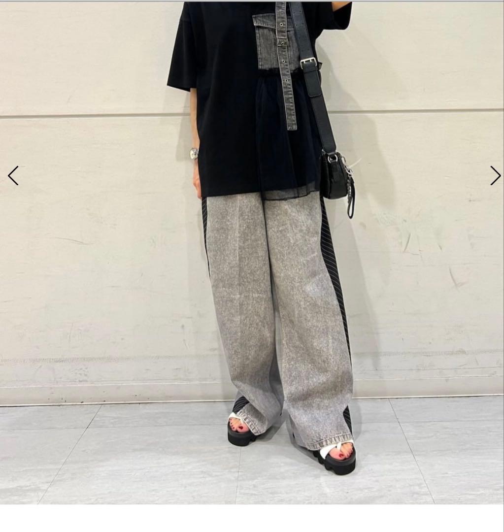 RADIATE デニムドッキングストライプスラックスパンツ　未使用